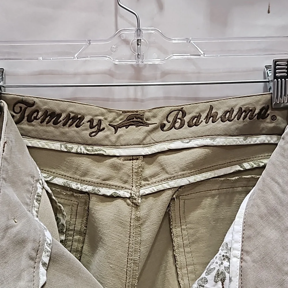 Tommy Bahama, Khaki, Pants Performance Fabric, Comfort, Breathable, Sz 33